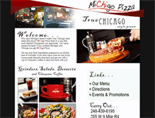 Tablet Screenshot of michigopizza.com